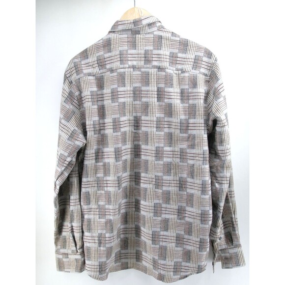 PEREGRINE Farley Check Brushed Cotton Button Up Shirt Large - Picture 8 of 8